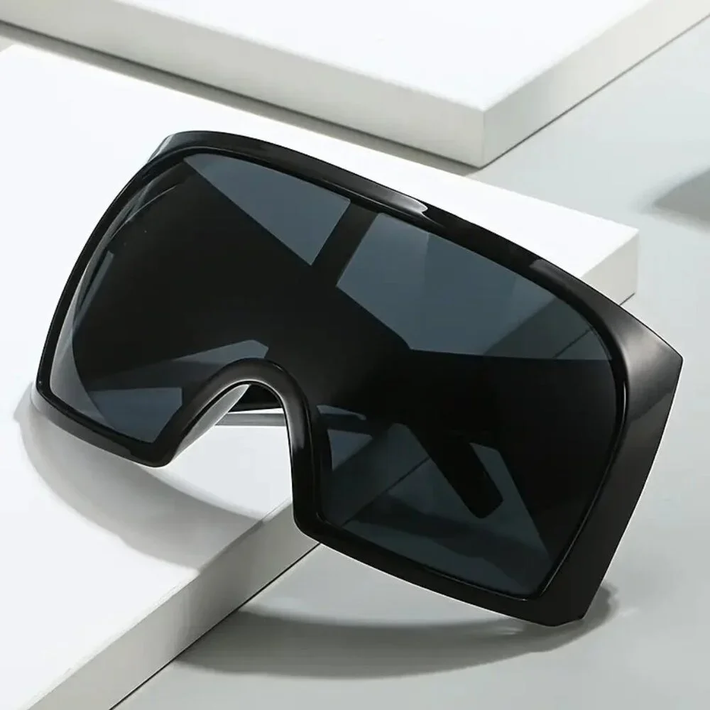 Men's Rave Curved Lens Lampshade Sunglasses